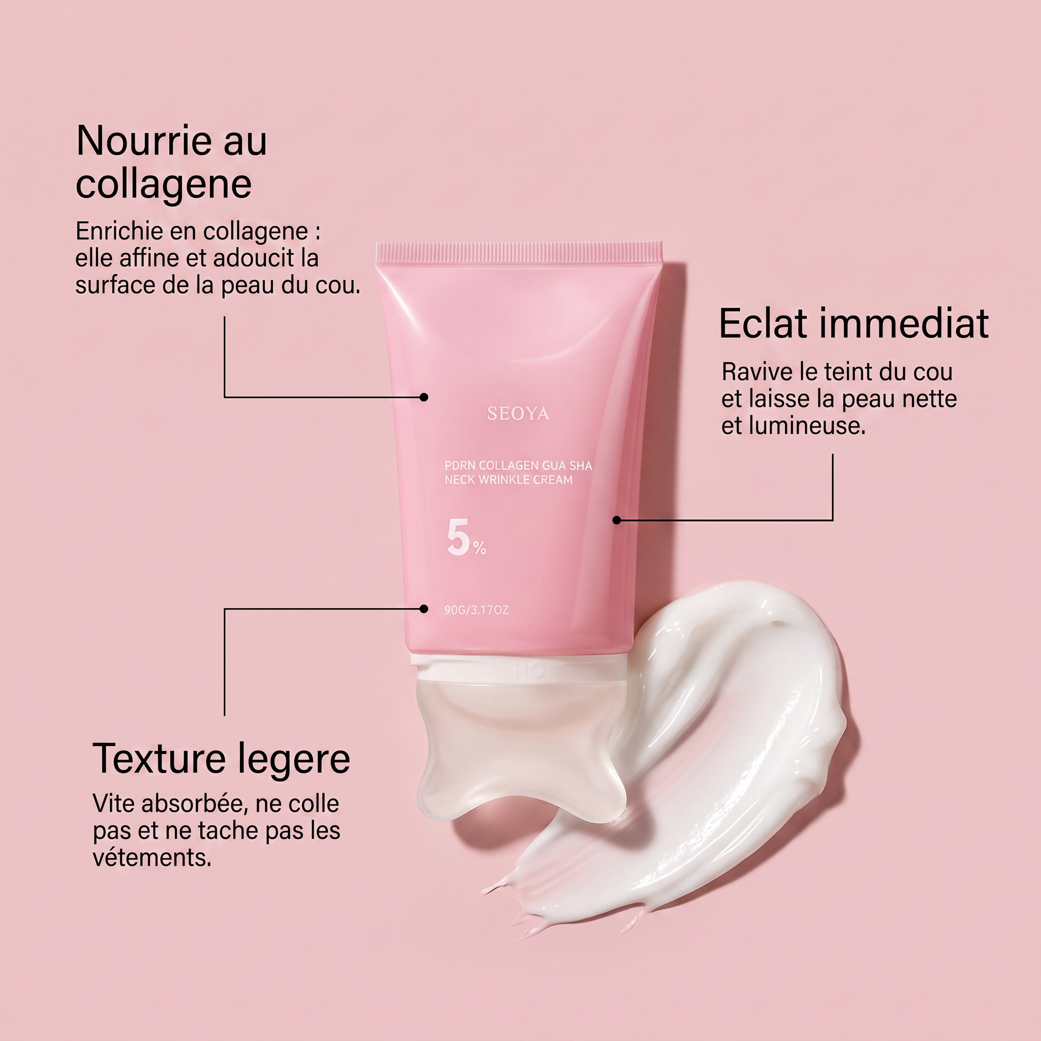 Le Lissage — nourrie au collagène, éclat immédiat, texture légère